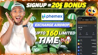 🚀 New Crypto Airdrop 2025 | Latest New Airdrop & Future Bonus | Phemex Exchange Bonus Airdrop