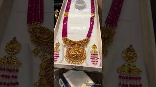 👌only 20 grams gold long hara with earrings design/fancy long chain/2023