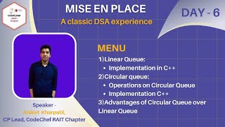 MISE EN PLACE (DSA Prep Series) - Day 6 || CodeChef RAIT Chapter