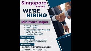 Singapore Jobs #job #job #singaporetech #singapore #jobseekers #abroad