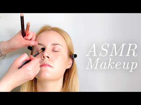 ASMR Summery Glowy Makeup☀️ (Unintentional ASMR, Real Person ASMR)