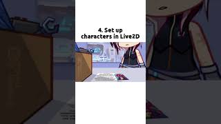 How I build scenes - Live2D Animation #shorts #fyp #live2d #gachaclub #gacha