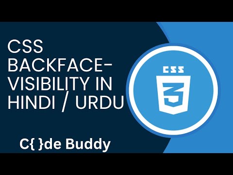 CSS Backface - Visibility Tutorial in Hindi / Urdu
