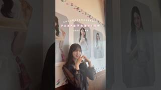 [A day in the life of a college girl who loves idols VLOG🤍] I went to Sakurazaka46 Cafe~🍽️ Moriya...
