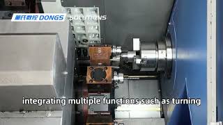 Unveil the TCK52DYS Dual - Spindle Dual - Turret CNC Machine