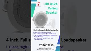 JBL Celing Speaker 8124 @saatvikpasystem #shorts #pasystem #jbl #speaker