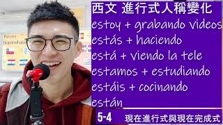 Santiago不NG西語課5-4　現在進行式與現在完成式 El gerundio y el pretérito perfecto