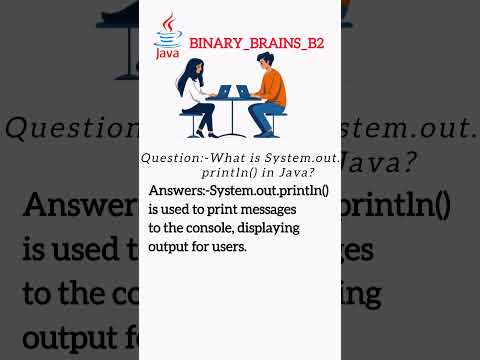 What is System.Out.Println In Java ❓#binary_brains_b2 #ytshorts #shorts