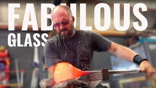 Master Glass Blower Elliot Walker makes AMAZING handmade sheet glass