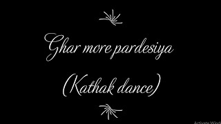 Ghar More Pardesiya - Kathak dance #dancewithmadhuri #music #Kathak #Classical