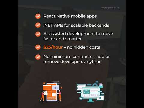 Hire Expert App Developers | React Native, .NET, AI – GSS Tech