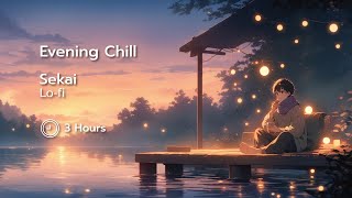 Evening Chill: 3 Hours of Relaxing Lo-Fi Vibes for a Peaceful Night | Sekai Lo-fi