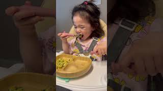 When she eats, she eats🤩 Hope it’s always the case🙏🏼 #20monthsold #cutebaby