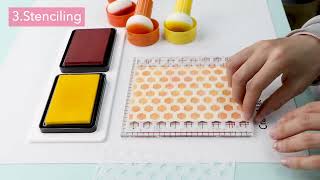 Handmade work cannot be done without Photopolymer Grip Mat with Printed Guides.