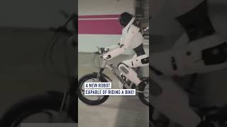 A new robot capable of riding a bike!