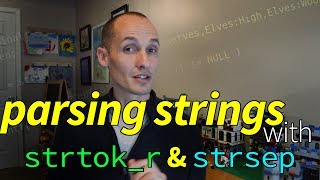 More C string parsing with strtok_r, strsep (and strdup)