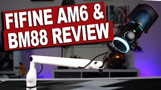 FIFINE's New Gaming Mic AmpliGame AM6 With Game Chat and BM88 Boom Arm Review