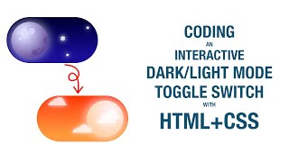 Live coding a dark/light toggle switch with HTML and CSS