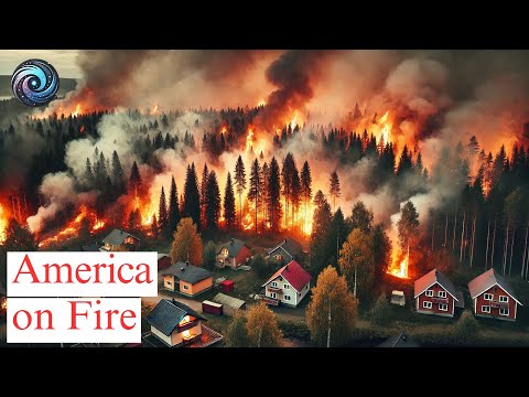 America on Fire: What Earth's Spin Reveals About Wildfire Spread  #Sciencefacts #Universe