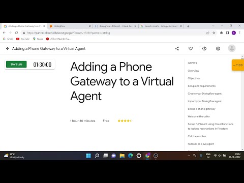 Adding a Phone Gateway to a Virtual Agent Qwiklabs