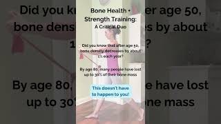 Bone Health and Strength Training = A Critical Duo #bonehealth