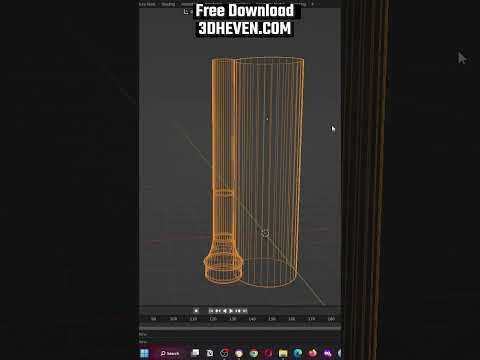 #Blender Gothic Colom Free Download From 3DHEVEN.com | #3DHEVEN