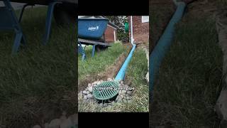 Underground gutter drains…💦