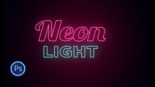 NeonText Effect Photoshop Text Effect Tutorial