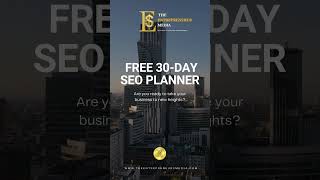 30-Day SEO Planner FREE Guide, link in the description   #entrepreneur
