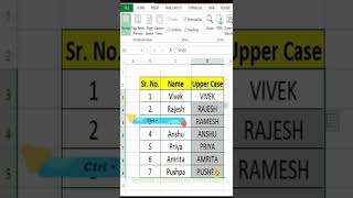 Ms excel daily use trick #msexcel #excel #exceltricks #computer #excel2007 #short #exceltutorial
