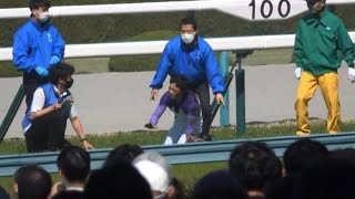 川田将雅騎手落馬の瞬間！【4月9日白鷺特別現地映像】