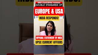 UNREASONABLE! India Calls out USA & Europe over Russian Oil Trade | MEA Official Statement #shorts