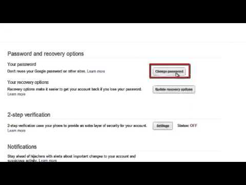 How to Change your Password on Gmail