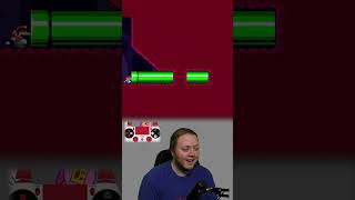 The autoscroll gets a little out of control here #mario #kaizo #supermarioworld