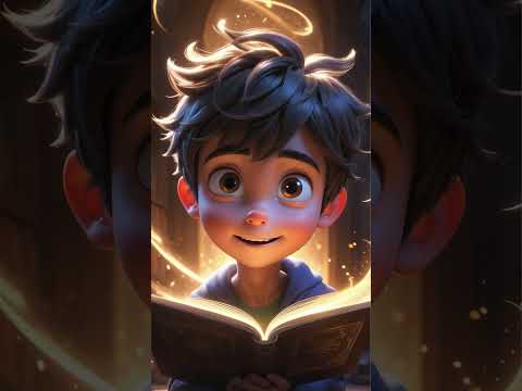 Mauro’s Magical Book Adventure 📚✨  #kidsstory #disney #3danimation #cartoon