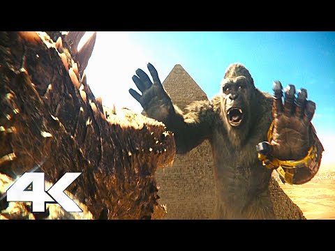 Godzilla x Kong Godzilla vs. Kong [Egypt] Fight Scene | Godzilla x Kong: The New Empire (2024)