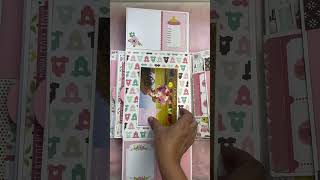 #scrapbooking #scrapbook #memorykeeping #babyminialbum #minialbum #babygirl #shortvideo #shortsfeed
