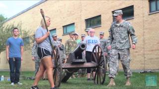 ROTC cannon crew