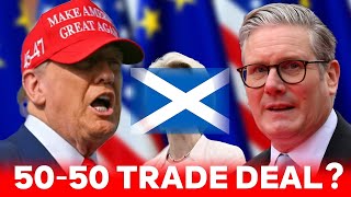 Trump in Scotland: Pushing for EU Trade Deal & Warning Europe on Immigration