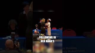 Little boy yells to his mom at her graduation ❤️