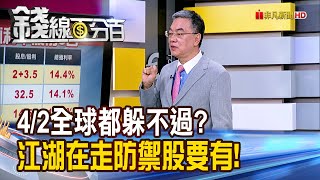 《4/2全球都躲不過?江湖在走防禦股要有!》【錢線百分百】20250320-5│非凡財經新聞│