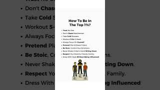 How To Be in Top 1 % #shortsfeed #millionairemindsetunlimited