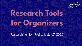 Session 3: Nonprofits– Universities, Corporate Front Groups, Cultural Institutions, and more