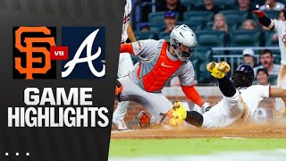 자이언츠 vs. 브레이브스 경기 하이라이트 (2025년 7월 21일) | MLB 하이라이트
