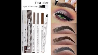 Findsbyjune.com / Waterproof Natural Eyebrow Pen Four-claw Eye Brow Tint Makeup Eyebrow Pencil