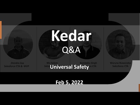 Universal Safety - Q&A - Kedar Bhumkar