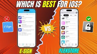 🔐 Flekstore vs Esign (2025) – ✅ New Certificate Working! Best Sideloader App for iPhone/iPad