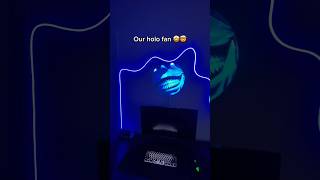 This fan is amazing… 🤩🤯 #led #animefan #anime #ledlights #hologram #animeedits #shorts