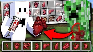 モブの臓器を取り出して食べたり移植したい【マインクラフト】【MOD紹介】