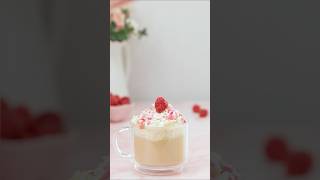 Raspberry White Mocha☕️✨ | #mocha #coffee #espresso #latte #amoretti